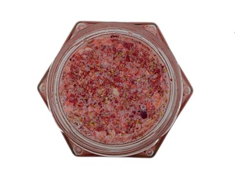 Magyar termelői akácméz liofilizált eperrel (125 g) Magyar termelői akácméz liofilizált eperrel (125 g)