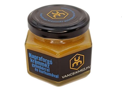 Magyar termelői napraforgókrémméz gyömbérrel és kurkumával (125 g) Magyar termelői napraforgókrémméz gyömbérrel és kurkumával (125 g)