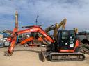 Kubota KX080-4A gumihevederes kotró