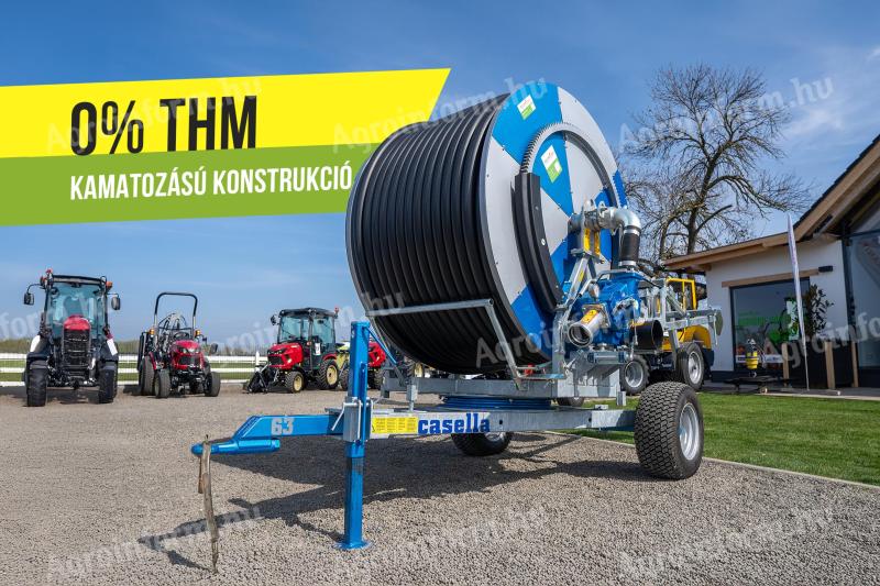 Forgózsámolyos öntöződob (választható csővel) - Casella HY-TURB XS - 0 % THM