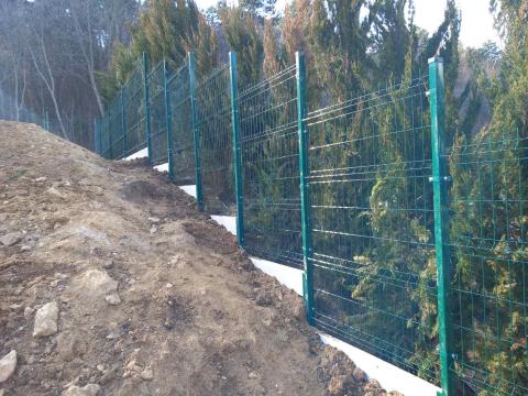 3D táblás kerítés panel a gyártótól! Kerítés oszlop,  lábazati elem,  vadháló,  drótfonat