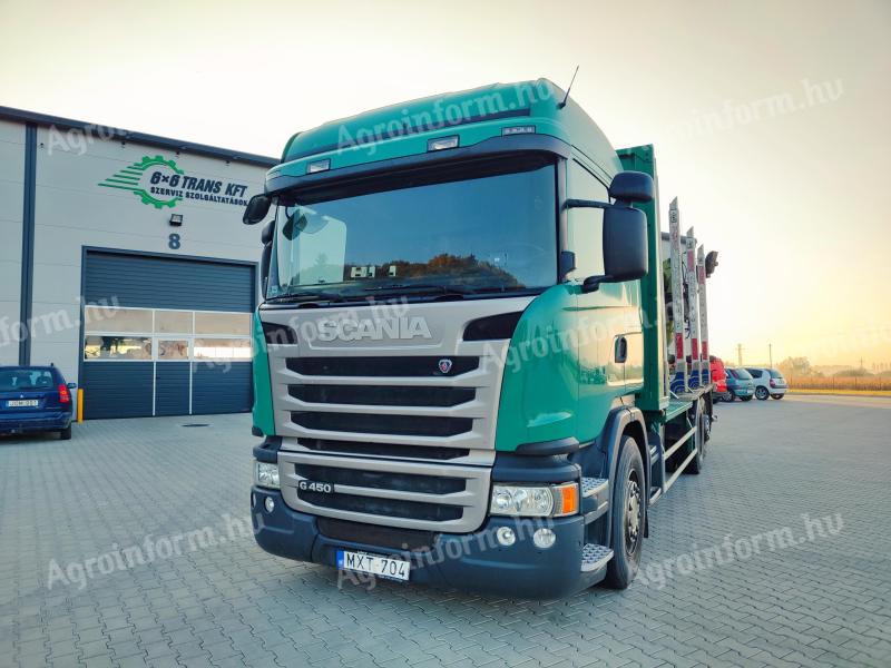 Eladó Scania G450 darus rönkszállító teherautó