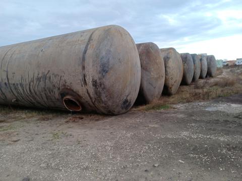 105m3 hibátlan vastagfalú tartály