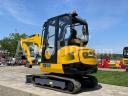 Mini forgókotró, kotró, árokásó zárható kabinnal / Eurotrac HE28-C - 0 % THM