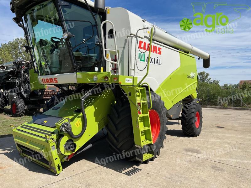 Claas Tucano 450 4WD összkerékhajtás mindösszesen 1000 cséplőórával