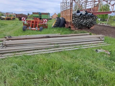 Alumínium öntözőcső 125x6000 eladó Alumínium öntözőcső 125x6000 eladó