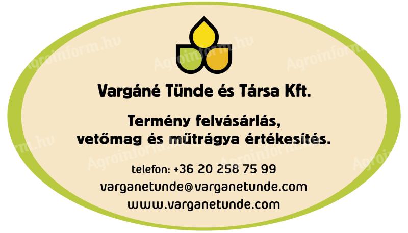 Műtrágya,  tápanyag,  biostimulátor (frissítve: 2025.04.16.) - Vargáné Tünde és Társa Kft