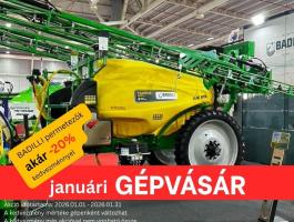 GÉPVÁSÁR -20% I Badilli TAURUS I 3600L I 24m I ARAG szabályzó
