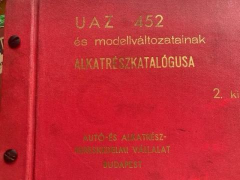 UAZ 452 alkatrészkatalógus