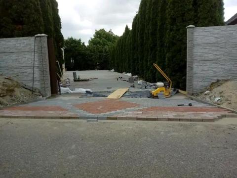 Térkő szegély kerítés betonozás Térkő szegély kerítés betonozás