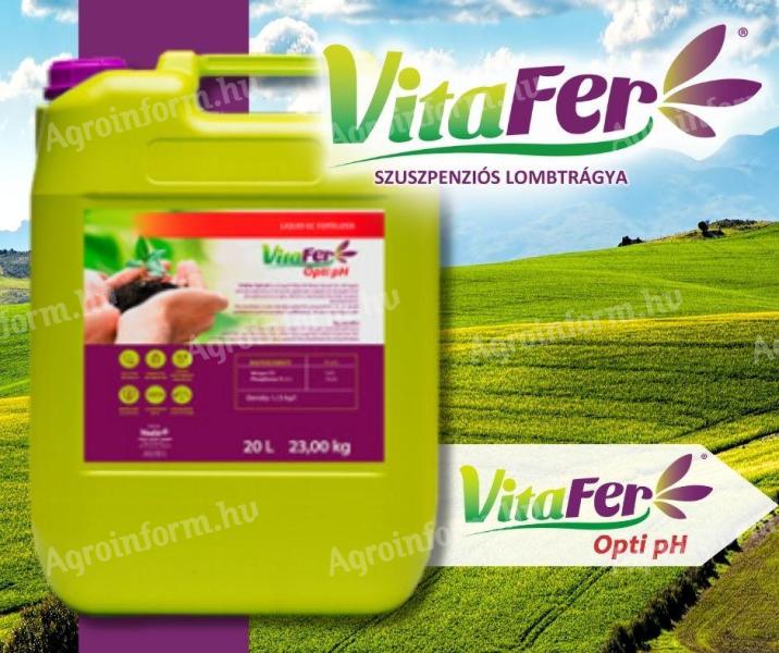 VitaFer Opti pH nitrogén- és foszforalapú folyékony lombtrágya
