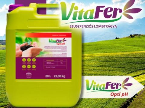 VitaFer Opti pH nitrogén- és foszforalapú folyékony lombtrágya – hatékonyabb növényvédelmi kezelésekhez