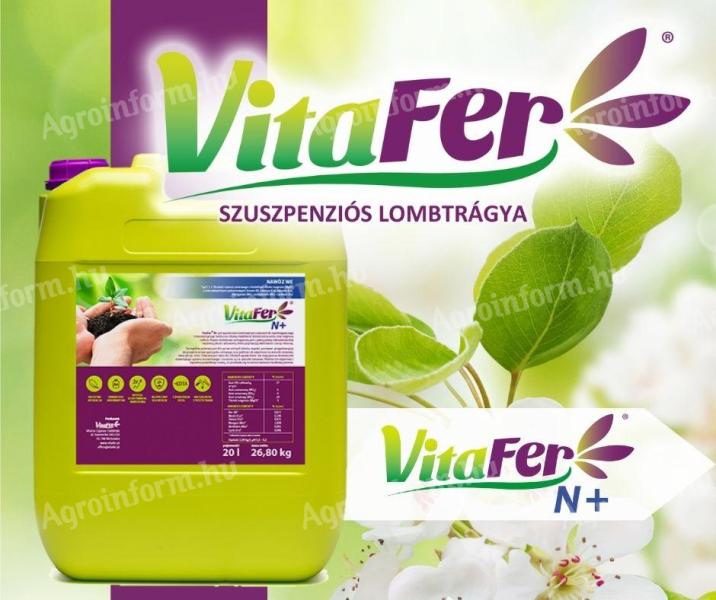 VitaFer N+ nitrogént és mikro tápelemek széles skáláját tartalmazó oldat lombtrágya