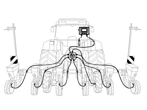 Vetésellenőrző monitor szemenkénti vetőgépre (SPC, IH, Kuhn, Monosem) Vetésellenőrző monitor szemenkénti vetőgépre (SPC, IH, Kuhn, Monosem)