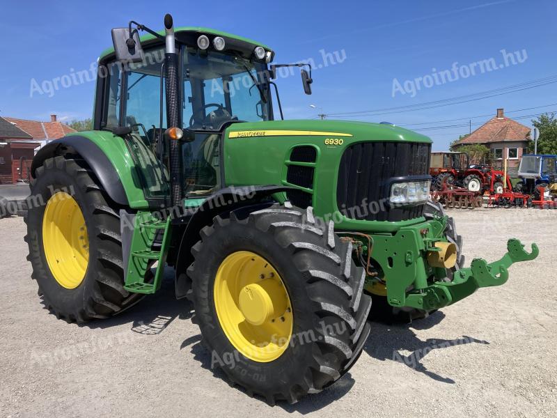 John Deere 6930 Premium légfékes klímás jól felszerelt traktor eladó