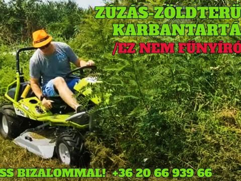 Gazvágás,  elvadult legelők tisztítása Gazvágás,  elvadult legelők tisztítása