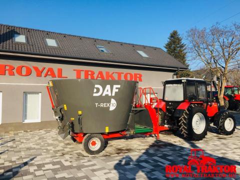 DAFF T-REX 10V - TAKARMÁNYKEVERŐ ÉS KIOSZTÓKOCSI - RAKTÁRKÉSZLETRŐL - ROYAL TRAKTOR DAFF T-REX 10V - TAKARMÁNYKEVERŐ ÉS KIOSZTÓKOCSI - RAKTÁRKÉSZLETRŐL - ROYAL TRAKTOR