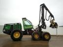 John Deere Timberjack 1470D Harvester fakitermelő gép + John Deere H480 fakitermelő fej