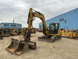 Caterpillar 308CR midi kotró + Rototilt R3