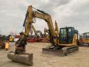 Caterpillar 308CR midi kotró + Rototilt R3