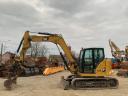 Caterpillar 308CR midi kotró + Rototilt R3