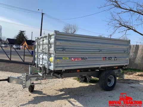 CYNKOMET 3,5 TONNÁS - EGYTENGELYES PÓTKOCSI - 5 ÉV GARANCIA - KÉSZLETRŐL - ROYAL TRAKTOR