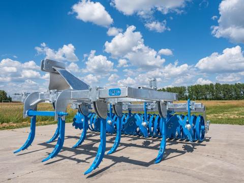 Prémium grubber, horganyzott, 7 késes, függesztett Prémium grubber, horganyzott, 7 késes, függesztett