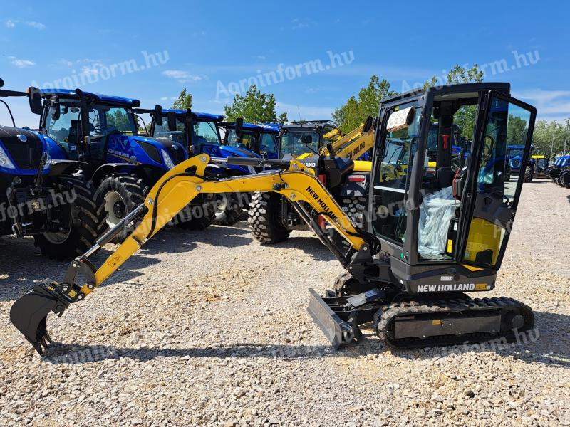 New Holland E19D mini kotró árokásó