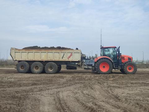 Fliegl ASW 373 Stone letoló pótkocsi (föld,  homok,  kavics) Fliegl ASW 373 Stone letoló pótkocsi (föld,  homok,  kavics)