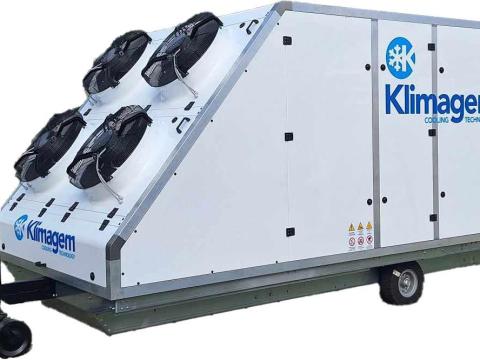 Forró nyarak? Biztonságos gabonatárolás – KLIMAGEM Klimagrain ipari gabonahűtő 1000 tonnáig