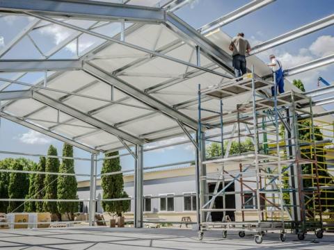 10x30x5 horganyzott csarnok váz szerkezet kompletten 10x30x5 horganyzott csarnok váz szerkezet kompletten