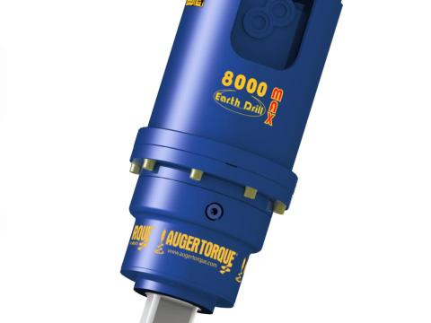 Augertorque X8000MAX talajfúró 6-8 tonnás géphez