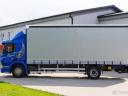 SCANIA P250 - Platós - ponyvás emelőhátfalas teherautó EU6