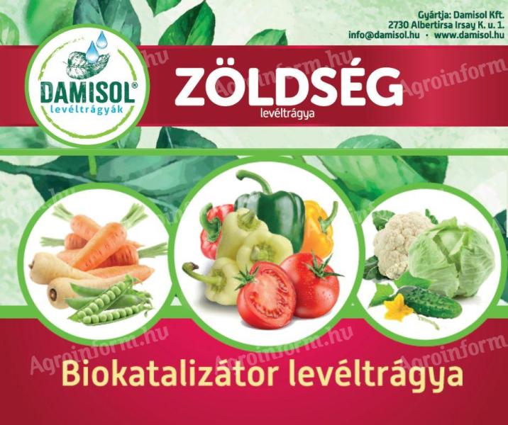 Damisol Zöldség – Biokatalizátor Levéltrágya