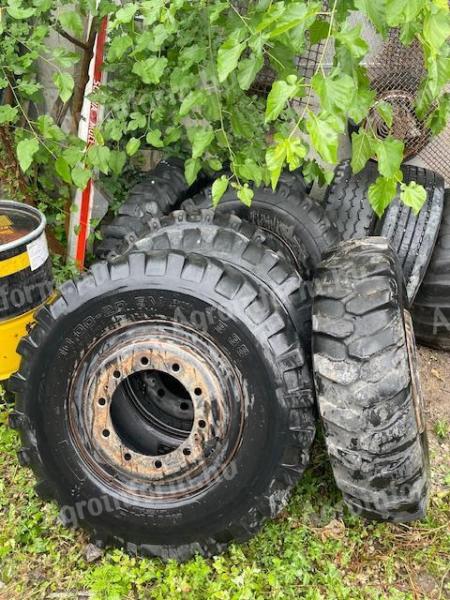 Munkagép gumik 10.00-20 Alliance és Mitas készletről