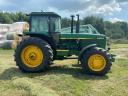 John Deere 4650, Powershift 15/4 váltó,  6 hengeres motor,  kapcsos ikerkerékkel szinte új gumikon