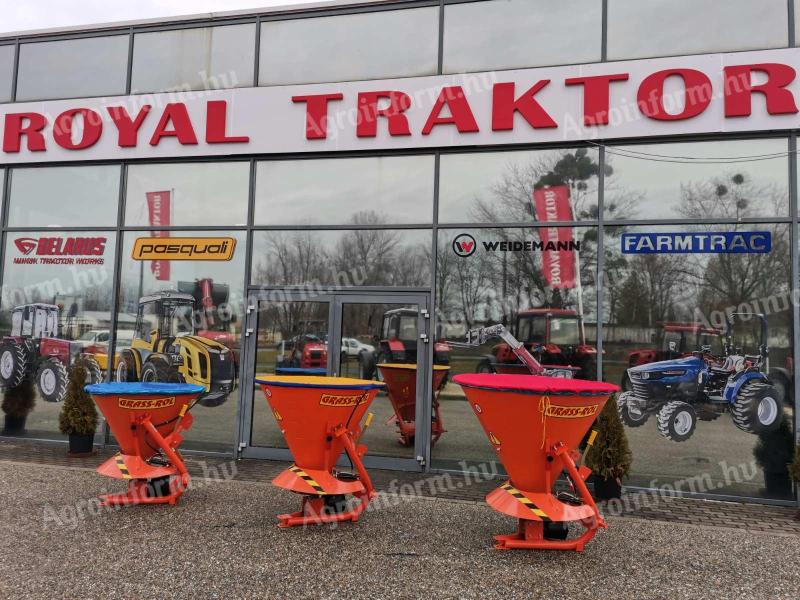 GRASS-ROL LENGYEL 400 LITERES MŰTRÁGYASZÓRÓ HIDRAULIKUS NYITÁSSAL - ROYAL TRAKTOR