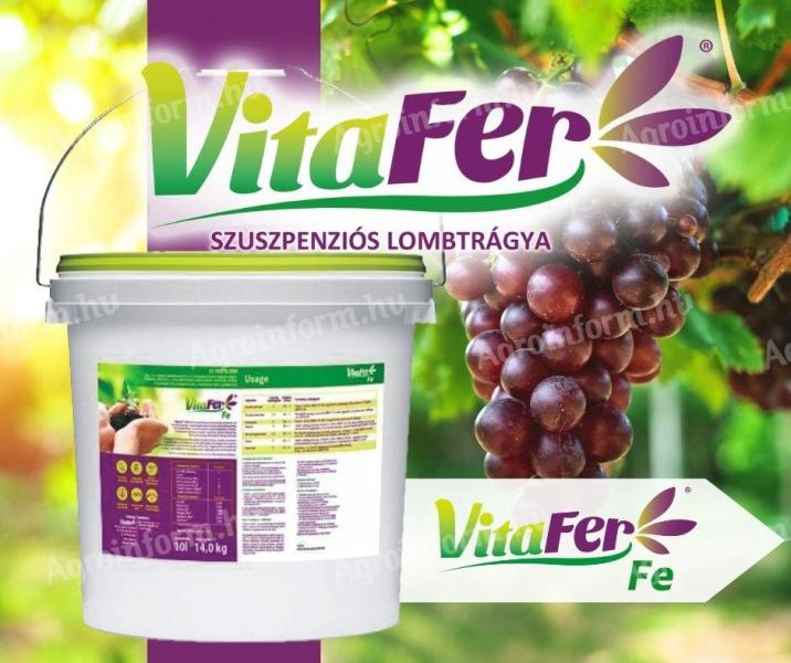 VitaFer Fe magas vaskoncentrációjú szuszpenziós lombtrágya (10 liter)