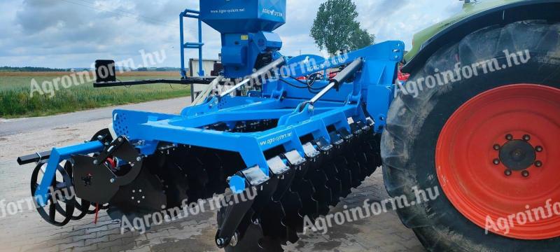 AgriCom Rotor Hummer rövidtárcsa 2,50-6,00 m + microgranulátum/apromagszóró