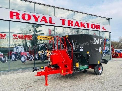 DAFF T-REX 8V takarmánykeverő és kiosztókocsi -Royal Traktor DAFF T-REX 8V takarmánykeverő és kiosztókocsi -Royal Traktor