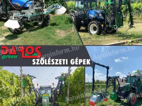 DA ROS GREEN SZŐLÉSZETI GÉPEK NAGY VÁLASZTÉKA - ROYAL TRAKTOR