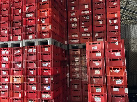 Eladó használt E2 húsos láda