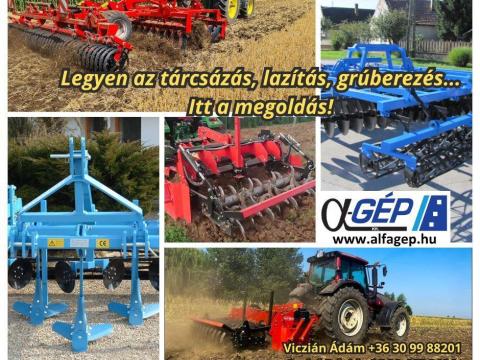 Tárcsák,  rövidtárcsák,  grúberek,  lazítók egyedi áron Tárcsák,  rövidtárcsák,  grúberek,  lazítók egyedi áron