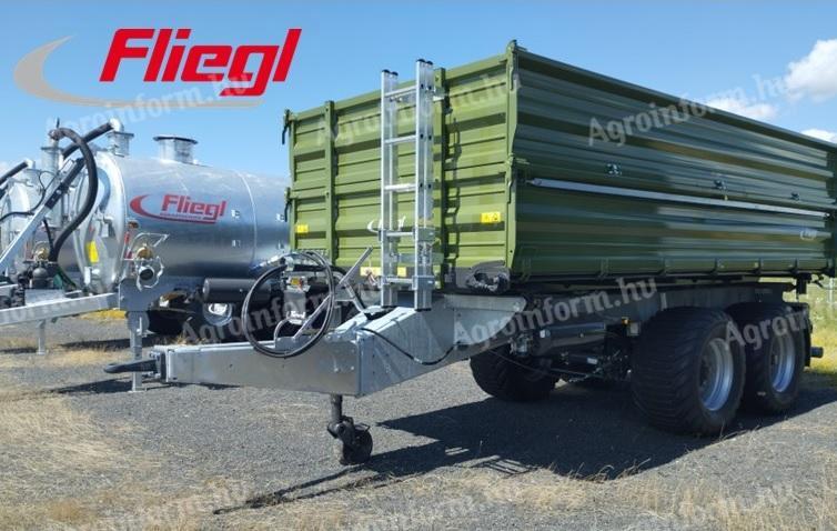 Fliegl TDK 160 FOX Tandem három oldalra billentő pótkocsi