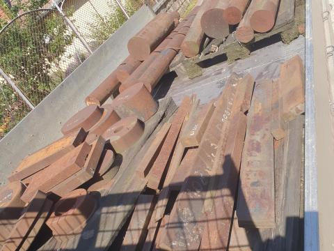 Vas rúd vasanyag köracél tömör vasrúd egyengető eszterga marógép alapanyag