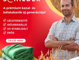 Védje terményeidet Schilderrel! Prémium kazaltakarók és bálatakarók 7.6 m x 25 m