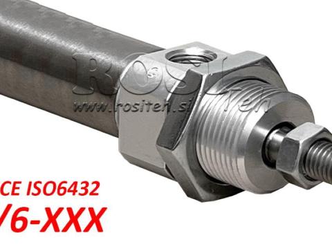 Pneumatikus hengerek PCAI ISO 6432 mini CE 16/6 Pneumatikus hengerek PCAI ISO 6432 mini CE 16/6