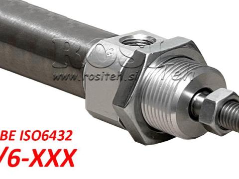Pneumatikus hengerek PCAI ISO 6432 mini BE 16/6 Pneumatikus hengerek PCAI ISO 6432 mini BE 16/6