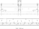 Siló blokkvágó,  silómaró kanál zúzóhengerrel 200 cm-es / FK-BUCKET-SILAGECHIPPER200