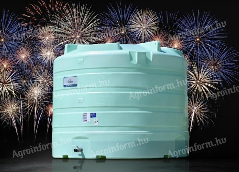 Prémium átlátszó Nitrosol tartály,  alacsony,  22 000 literes,  új modell – Kingspan AgriMaster Black Friday ajánlat